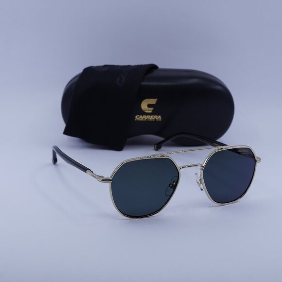 CARRERA 303/S 0J5G Q3 Aviator Sunglasses - Gold/Green Polarized - Picture 1 of 12